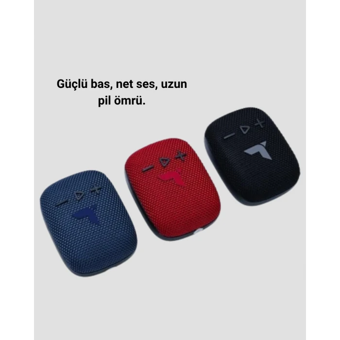 5W Kablosuz Bluetooth Hoparlör Güçlü Bas ve FM Radyo