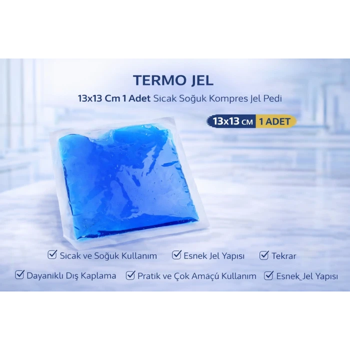 Termo Jel 13x13 Cm 1 Adet Sıcak Soğuk Kompres Jel Pedi