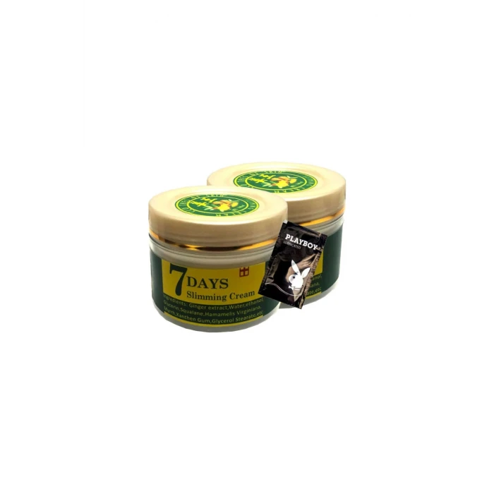 7 Days 2x100 ml Ginger Miracle Slimming Cream Sıkılaştırıcı+1 ad Jel ile