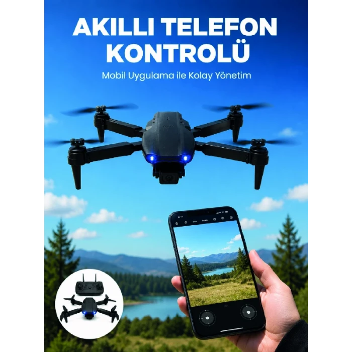 99 Pro Akıllı Kamera Drone Katlanabilir Gövde 4K HD Kamera ve APP Kontrolü