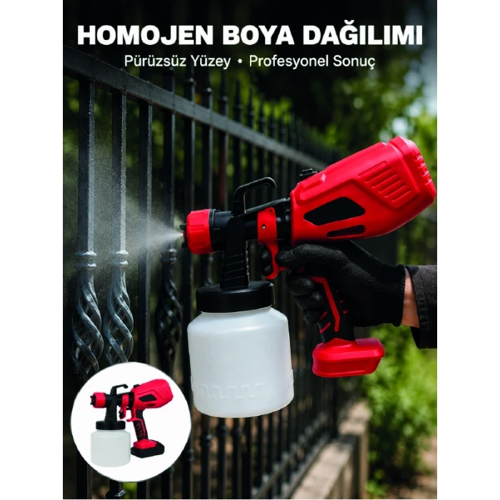 Ahşap, Metal, Mobilya ve Hobi Projeleri İçin Profesyonel Boya Tabancası