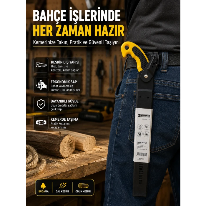 Ahşap ve Dal Kesiminde Etkili Bahçe Bıçkısı