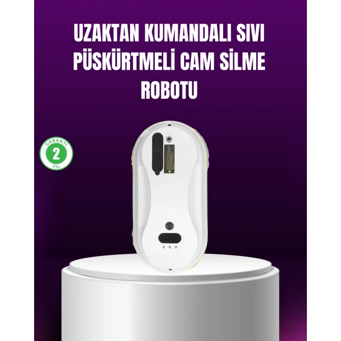 AI Akıllı Rotalı Otomatik Cam Temizleme Robotu