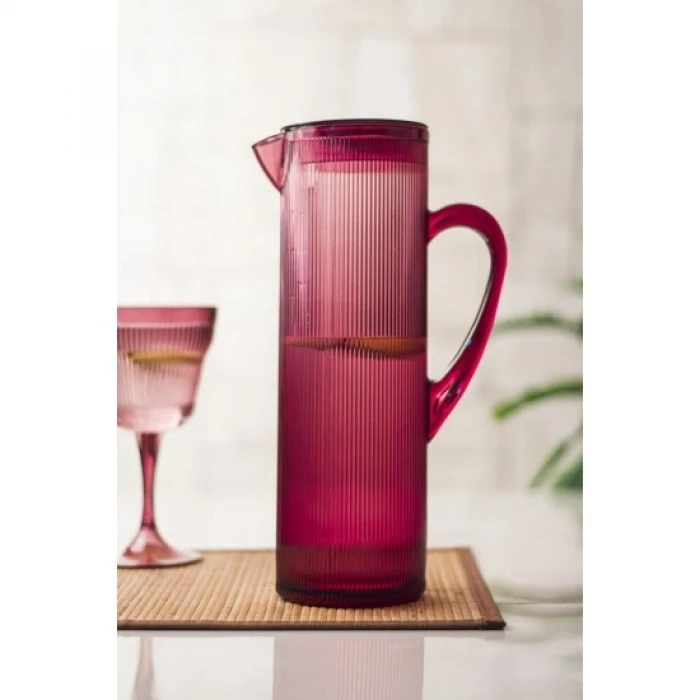 Akrilik Barok 1,5 Lt Mürdüm Sürahi