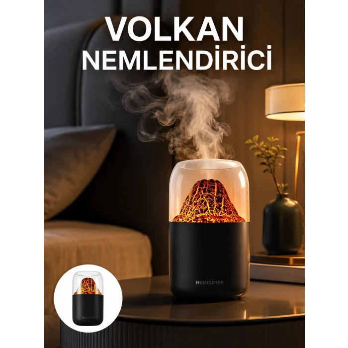Alev Efektli Ultrasonik Difüzör Yeni Nesil