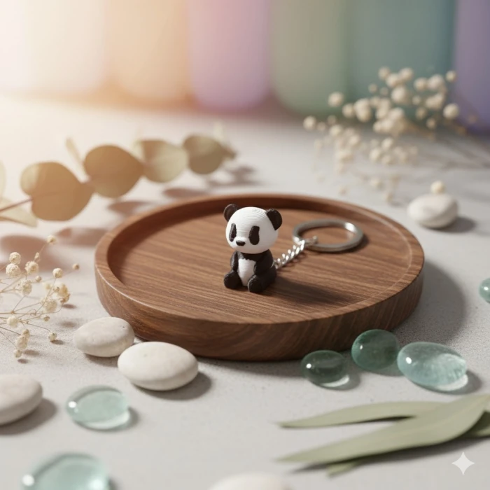 Anahtarlık- Panda 3lü Set