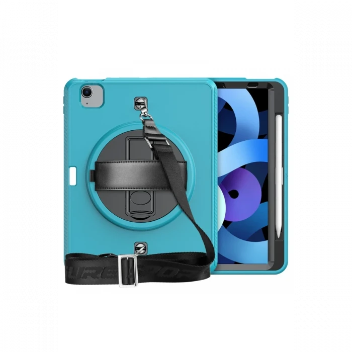 Apple iPad Pro 11 (2020) Kılıf Strap-C Otterbox Tablet Kapak - Mavi