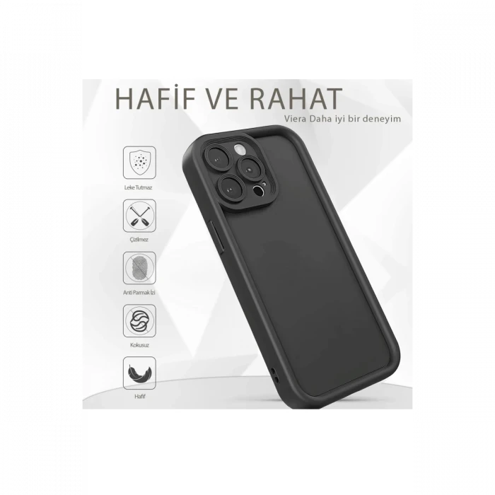 Apple iPhone 11 Kılıf Viera Silikon - Siyah