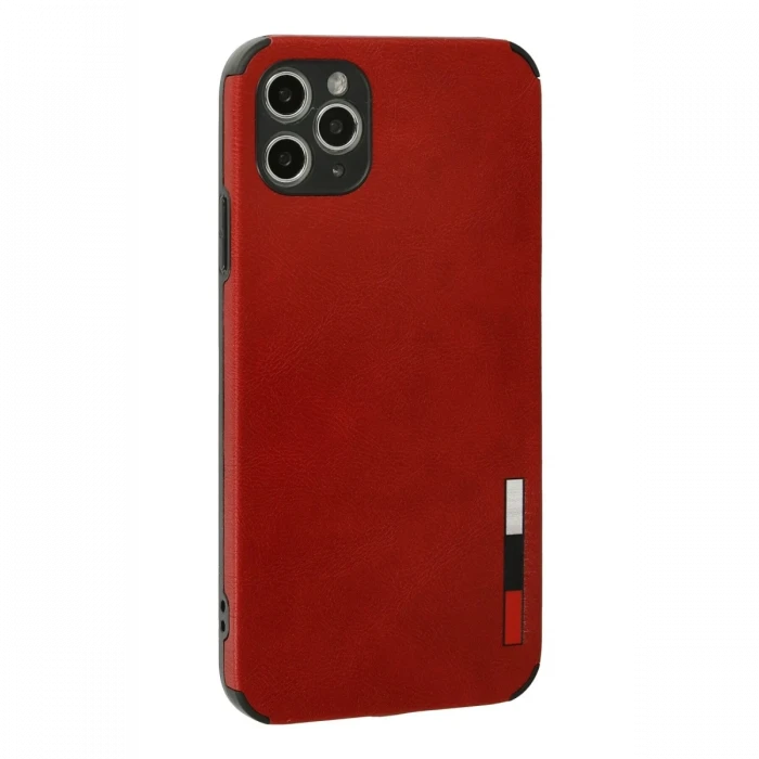 Apple iPhone 11 Pro Kılıf Loop Deri Silikon - Kırmızı