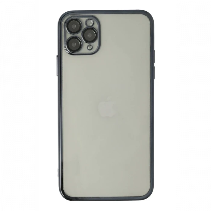 Apple iPhone 11 Pro Kılıf Razer Lensli Silikon - Siyah