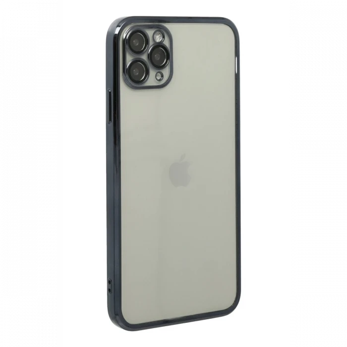 Apple iPhone 11 Pro Kılıf Razer Lensli Silikon - Siyah