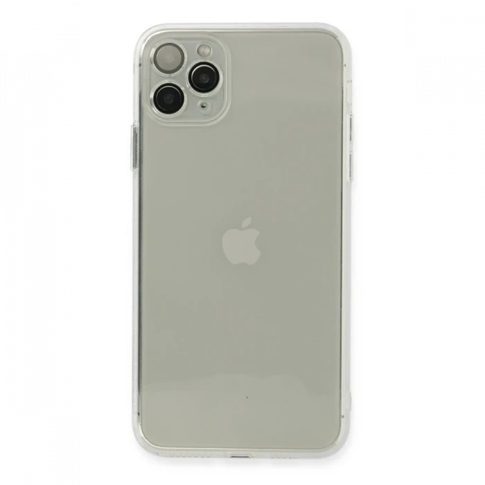 Apple iPhone 11 Pro Max Kılıf Fly Lens Silikon - Şeffaf