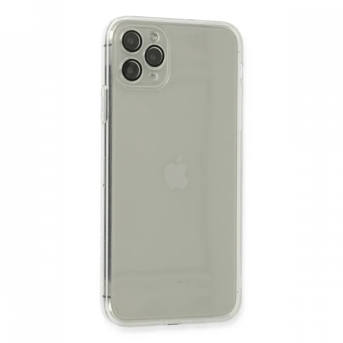 Apple iPhone 11 Pro Max Kılıf Fly Lens Silikon - Şeffaf