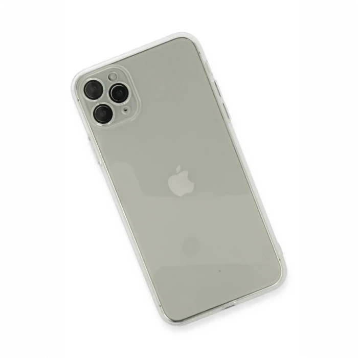 Apple iPhone 11 Pro Max Kılıf Fly Lens Silikon - Şeffaf