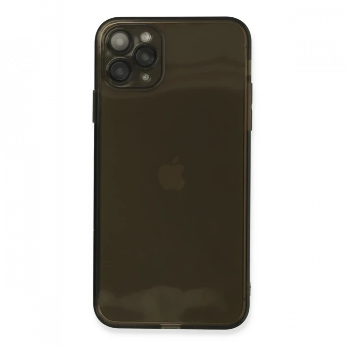 Apple iPhone 11 Pro Max Kılıf Fly Lens Silikon - Siyah