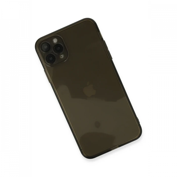 Apple iPhone 11 Pro Max Kılıf Fly Lens Silikon - Siyah