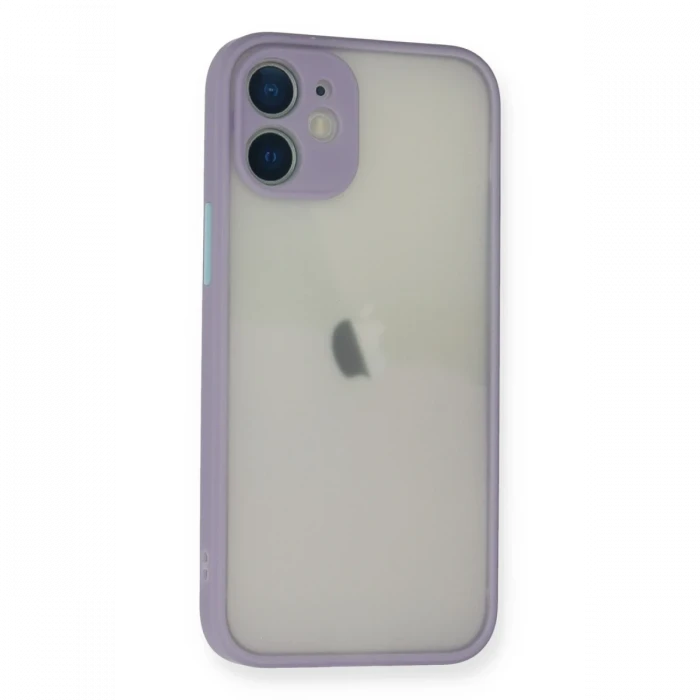 Apple iPhone 11 Pro Max Kılıf Montreal Silikon Kapak - Mor