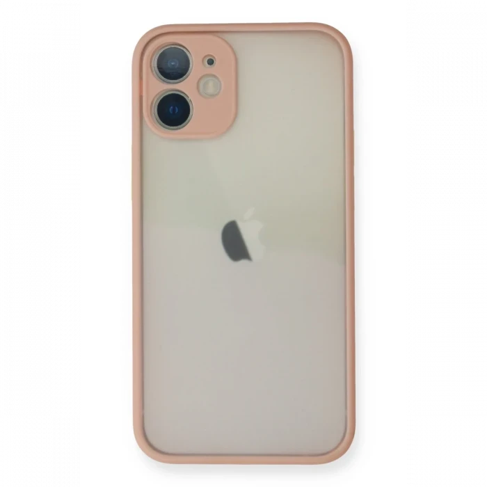 Apple iPhone 11 Pro Max Kılıf Montreal Silikon Kapak - Pembe
