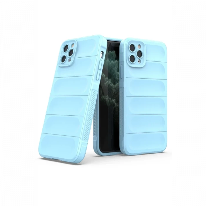 Apple iPhone 11 Pro Max Kılıf Optimum Silikon - Sky Blue