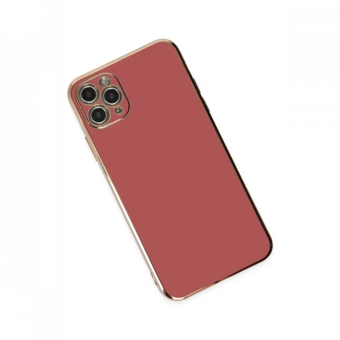 Apple iPhone 11 Pro Max Kılıf Volet Silikon - Kırmızı
