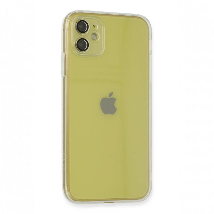 Apple iPhone 12 Kılıf Fly Lens Silikon - Şeffaf