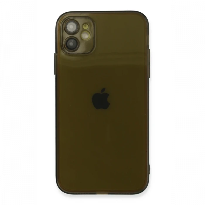 Apple iPhone 12 Kılıf Fly Lens Silikon - Siyah