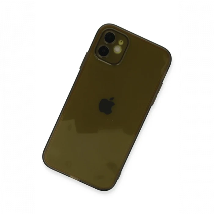 Apple iPhone 12 Kılıf Fly Lens Silikon - Siyah