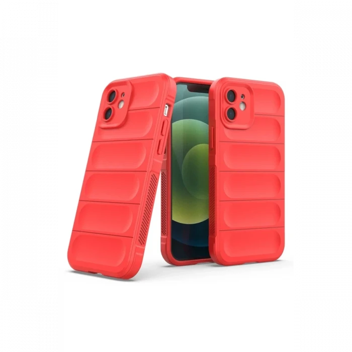 Apple iPhone 12 Kılıf Optimum Silikon - Kırmızı