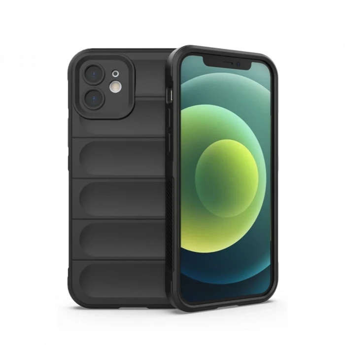 Apple iPhone 12 Kılıf Optimum Silikon - Siyah