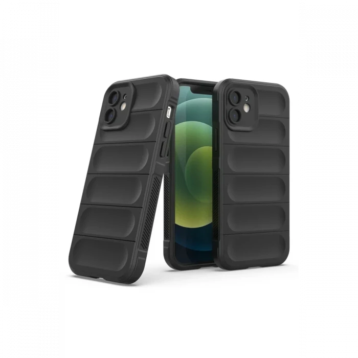 Apple iPhone 12 Kılıf Optimum Silikon - Siyah
