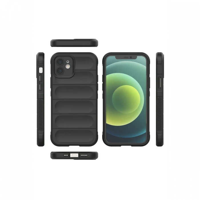 Apple iPhone 12 Kılıf Optimum Silikon - Siyah