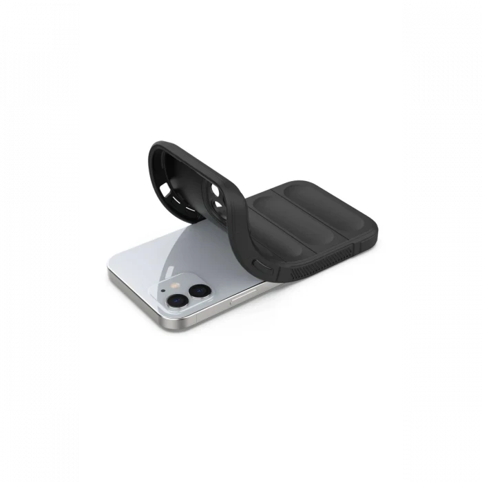 Apple iPhone 12 Kılıf Optimum Silikon - Siyah