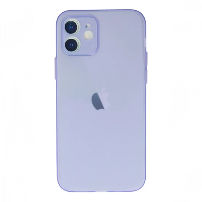 Apple iPhone 12 Kılıf Puma Silikon - Mor