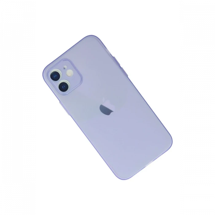 Apple iPhone 12 Kılıf Puma Silikon - Mor
