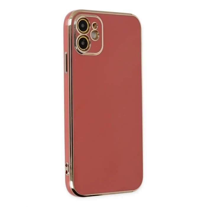 Apple iPhone 12 Kılıf Volet Silikon - Kırmızı
