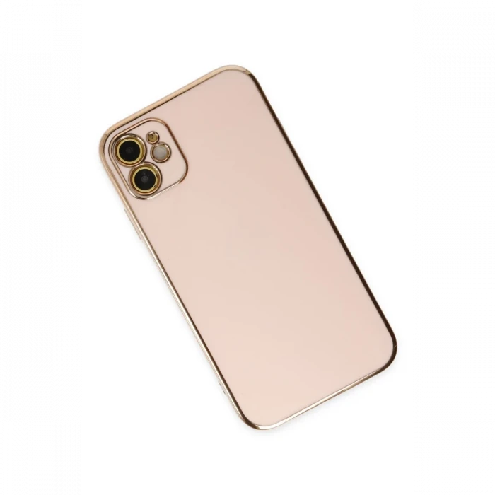 Apple iPhone 12 Kılıf Volet Silikon - Pembe