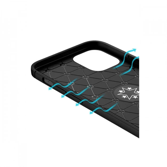 Apple iPhone 12 Mini Kılıf Range Yüzüklü Silikon - Kırmızı