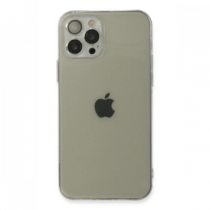 Apple iPhone 12 Pro Kılıf Fly Lens Silikon - Şeffaf