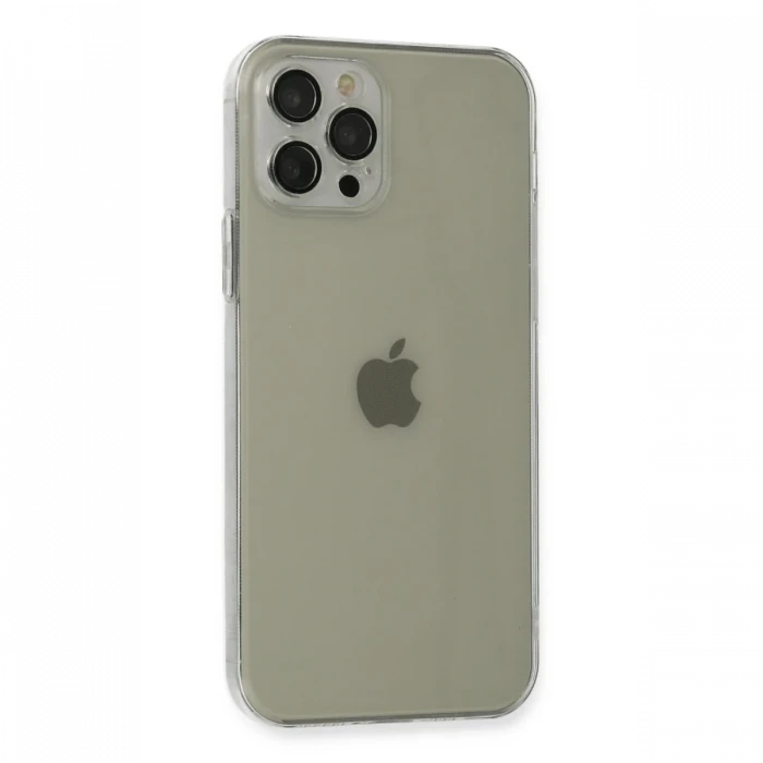 Apple iPhone 12 Pro Kılıf Fly Lens Silikon - Şeffaf