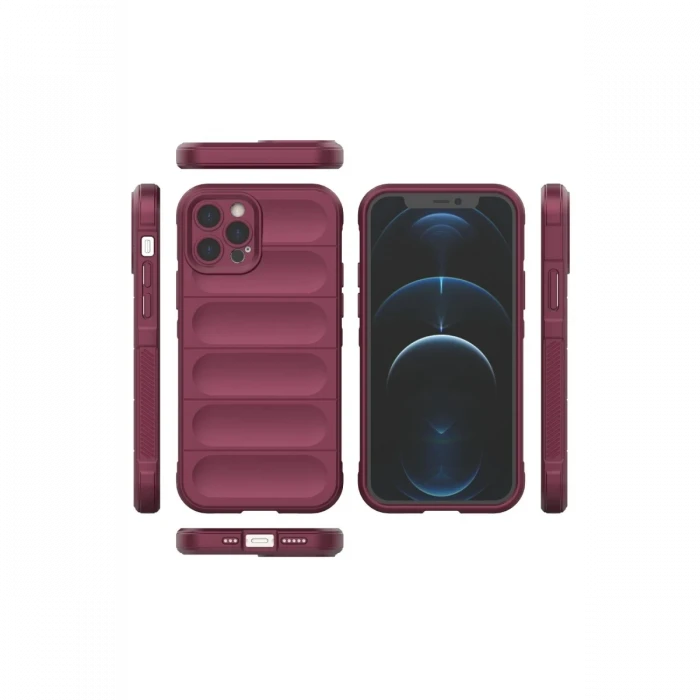 Apple iPhone 12 Pro Kılıf Optimum Silikon - Bordo
