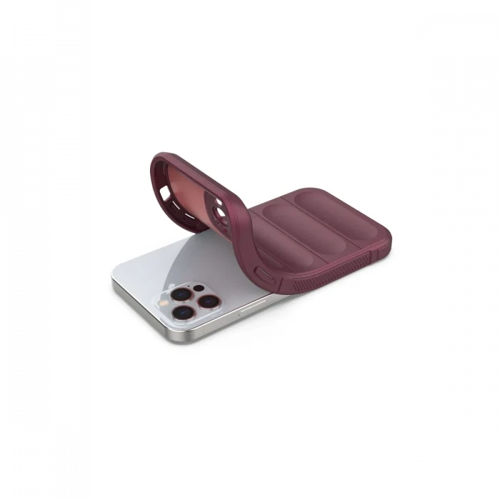 Apple iPhone 12 Pro Kılıf Optimum Silikon - Bordo