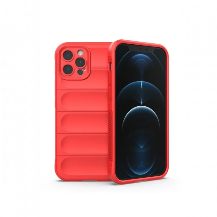 Apple iPhone 12 Pro Kılıf Optimum Silikon - Kırmızı