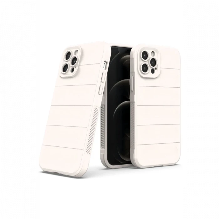 Apple iPhone 12 Pro Kılıf Optimum Silikon - Krem