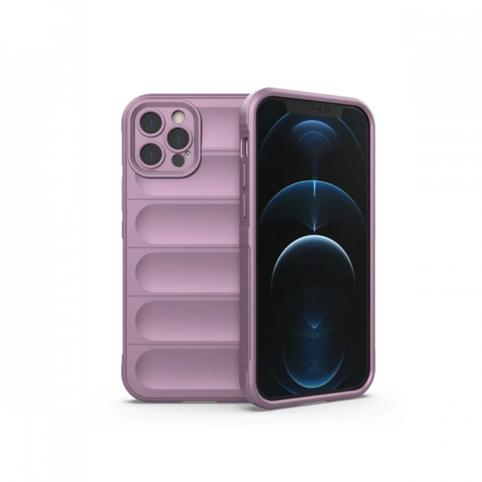 Apple iPhone 12 Pro Kılıf Optimum Silikon - Mor