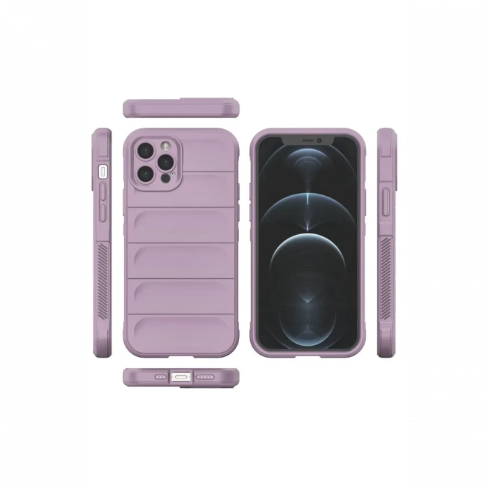 Apple iPhone 12 Pro Kılıf Optimum Silikon - Mor