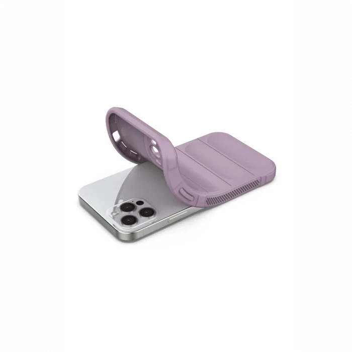 Apple iPhone 12 Pro Kılıf Optimum Silikon - Mor