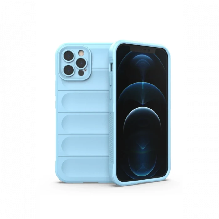 Apple iPhone 12 Pro Kılıf Optimum Silikon - Sky Blue