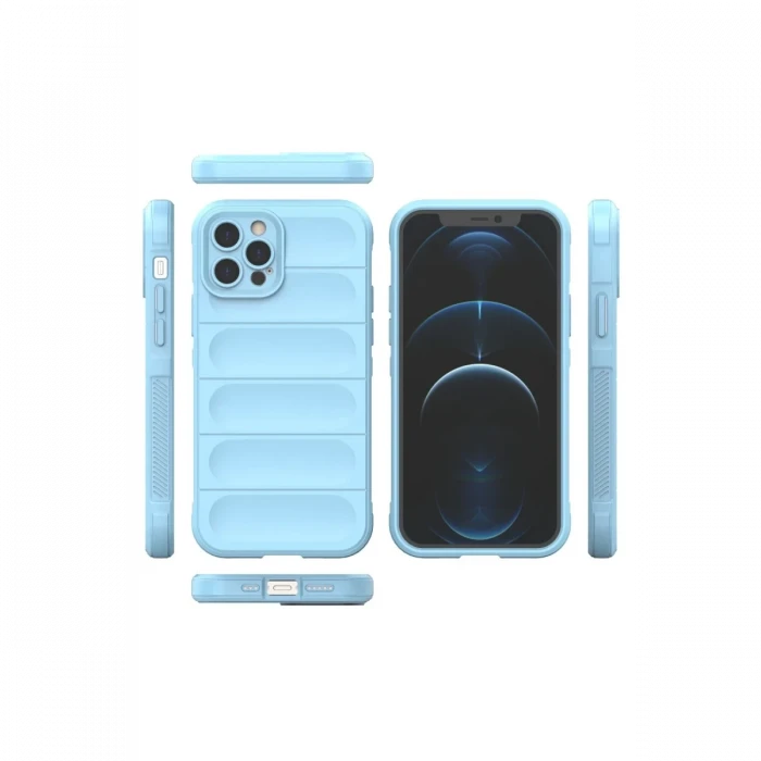 Apple iPhone 12 Pro Kılıf Optimum Silikon - Sky Blue