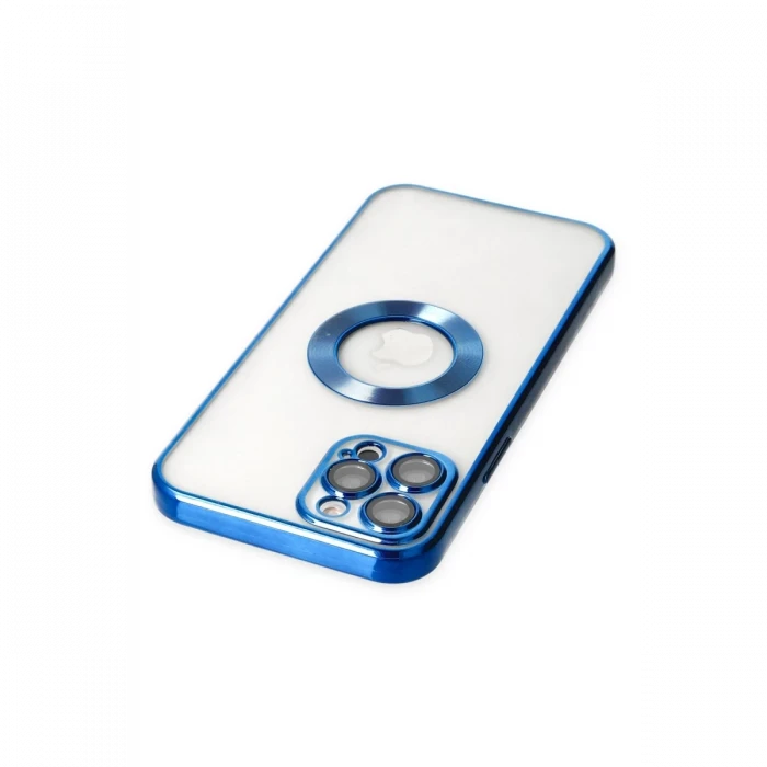 Apple iPhone 12 Pro Kılıf Slot Silikon - Mavi