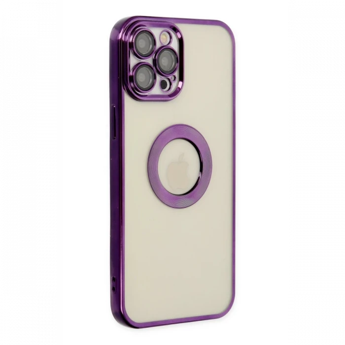Apple iPhone 12 Pro Kılıf Slot Silikon - Mor